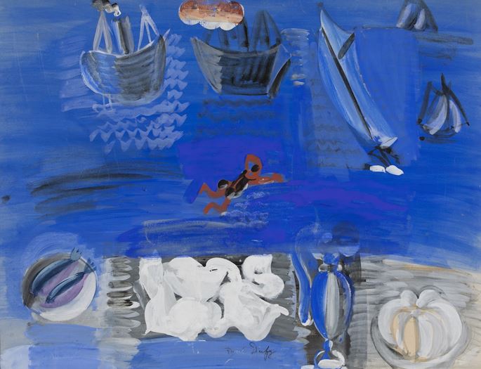 Raoul Dufy - Nature Morte et Bateaux | MasterArt